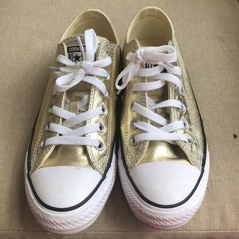 Converse all star gold size 7, 37.5